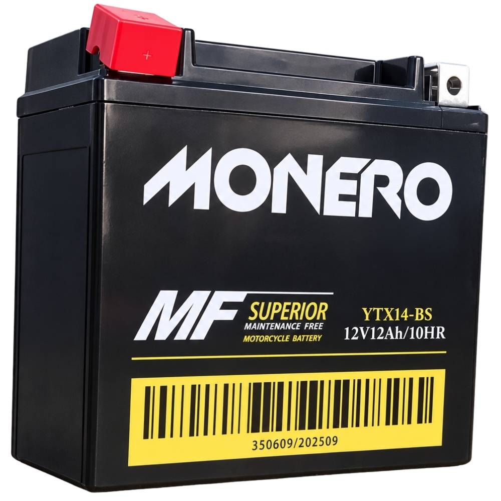 Monero 12V 12 Ah YTX14-BS Jel Motosiklet ve ATV Aküsü