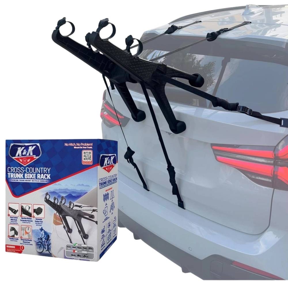 NYF K&K Kompakt Bisiklet Taşıyıcı - 2 Bisiklet Taşıma Aparatı (Tutuculu)