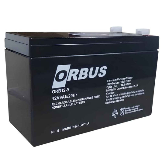 Orbus 12V 9 Ah AGM Akü