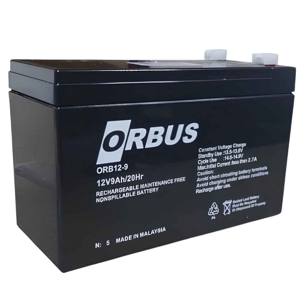 Orbus 12V 9 Ah AGM Akü