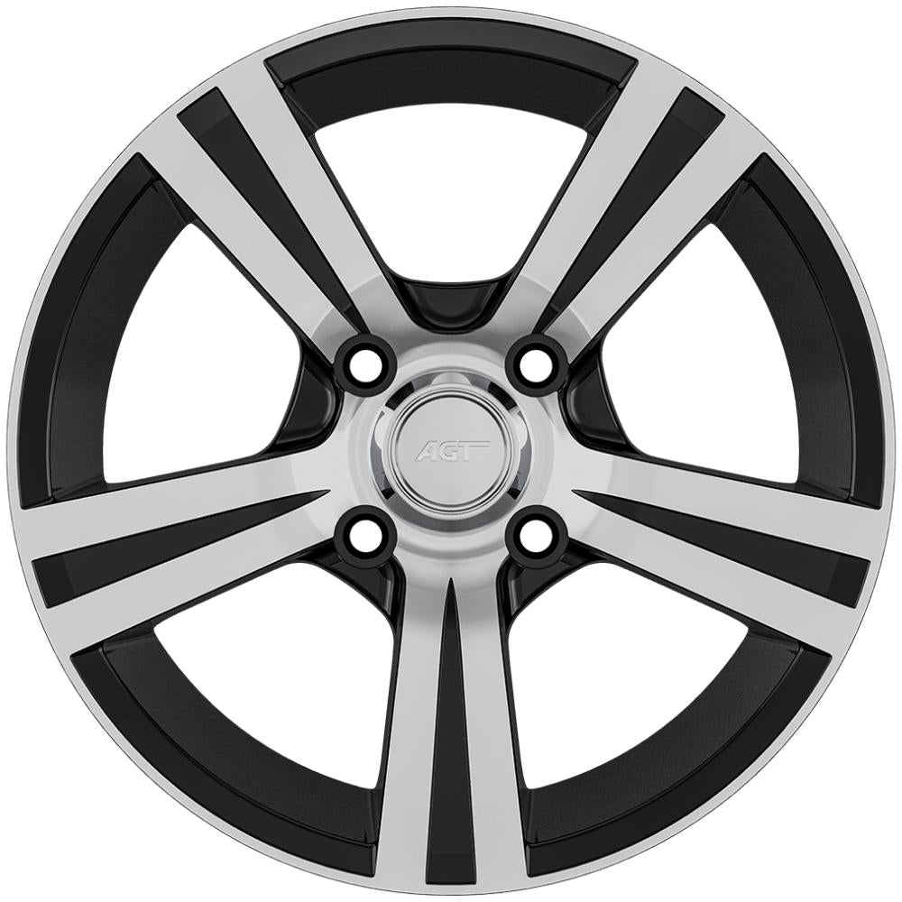 AGT Wheels 15 inç 4*100 ET35 Parlak Siyah Jant Takımı (J-4486)