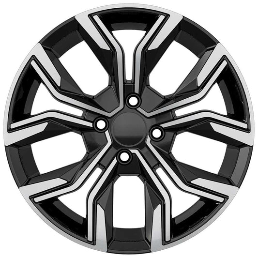 AGT Wheels 15 inç 4*100 ET35 Parlak Siyah Jant Takımı (J-4489)