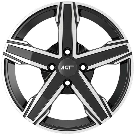 AGT Wheels 15 inç 4*100 ET35 Parlak Siyah Jant Takımı (J-4490)