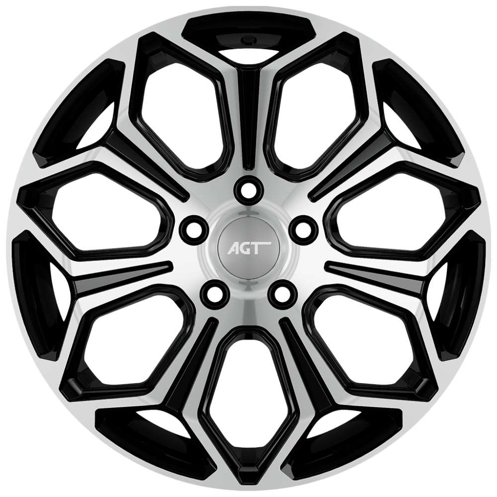 AGT Wheels 15 inç 4*114 ET40 Parlak Siyah Jant Takımı (J-4503)