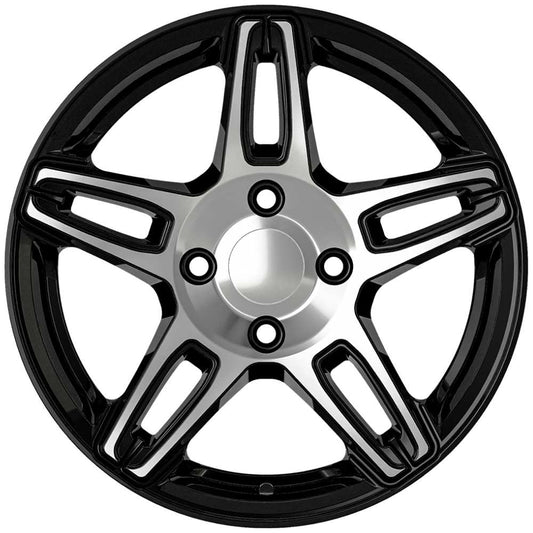 AGT Wheels 15 inç 4*100 ET35 Parlak Siyah Jant Takımı (J-4476)