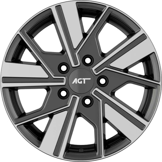 AGT Wheels 16 inç 5*118 ET38 Mat Füme Jant Takımı (J-4550)