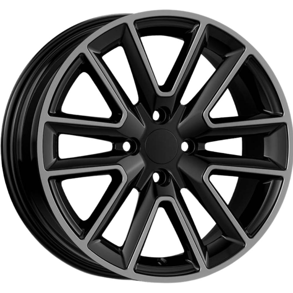 AGT Wheels 16 inç 4*100 ET37 Parlak Siyah Jant Takımı (J-4518)
