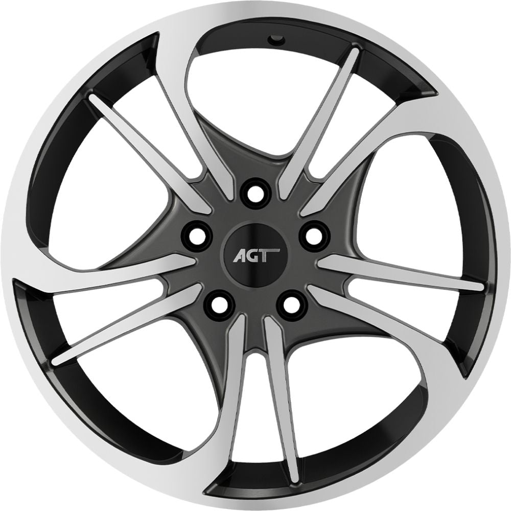 AGT Wheels 17 inç 5*114 ET50 Füme Jant Takımı (J-4555)