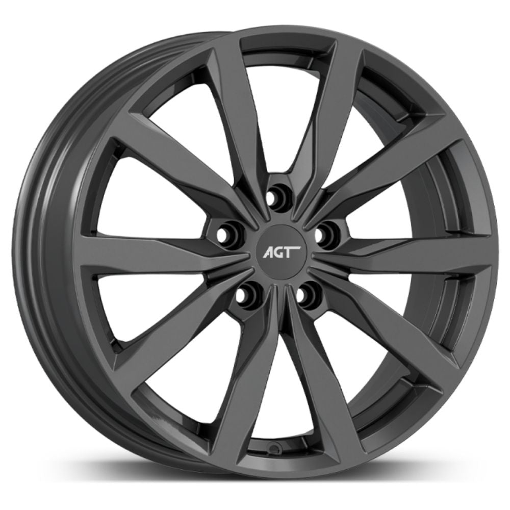 AGT Wheels 17 inç 5*100 ET40 Füme Jant Takımı (J-4590)