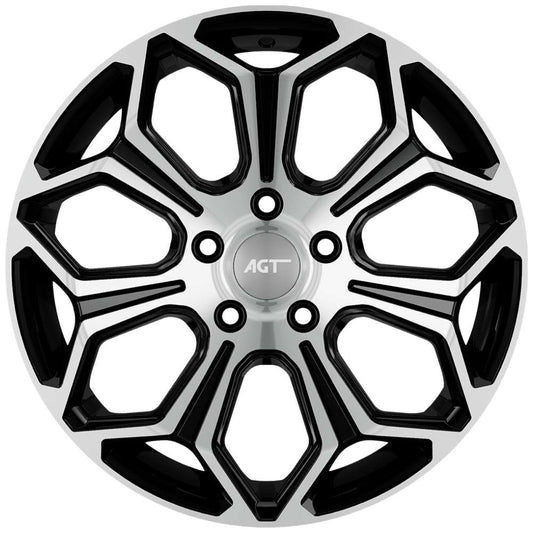 AGT Wheels 17 inç 5*114 ET38 Parlak Siyah Jant Takımı (J-4601)