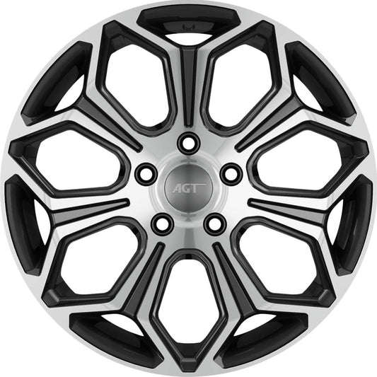 AGT Wheels 17 inç 5*114 ET38 Füme Jant Takımı (J-4600)