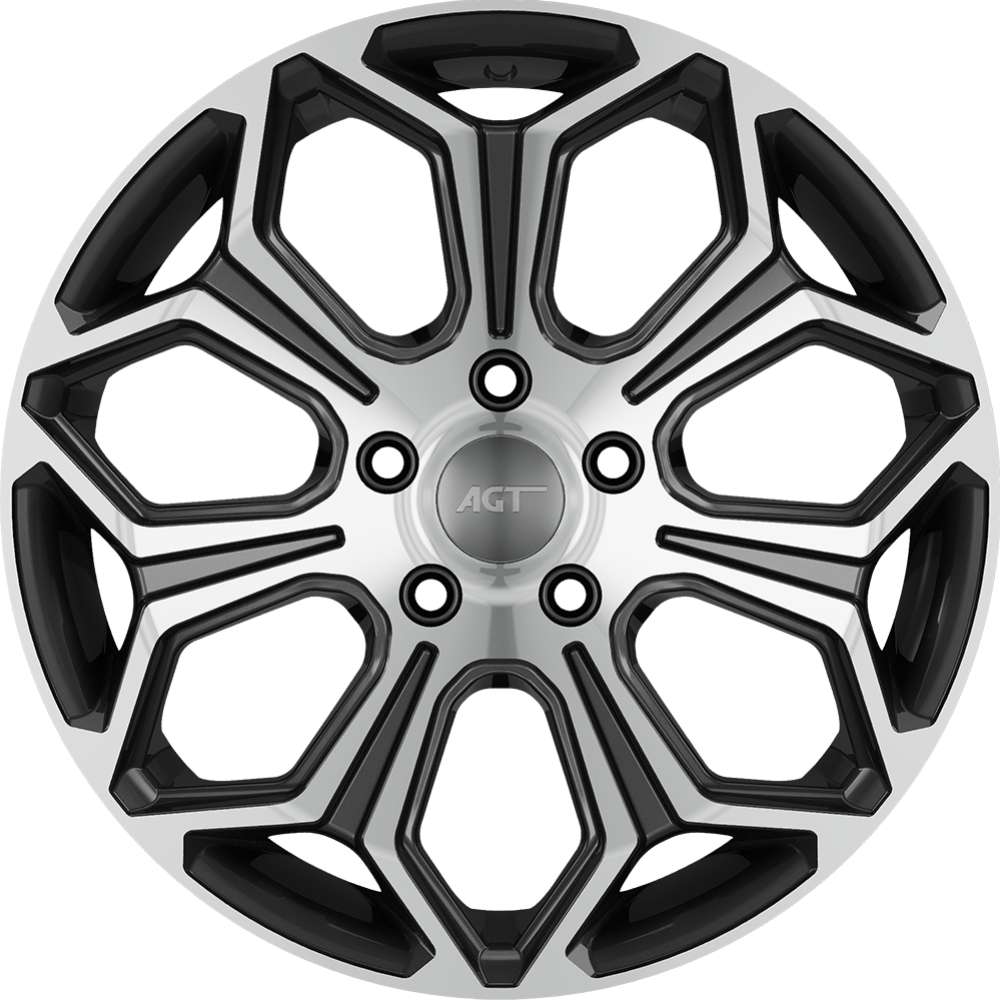 AGT Wheels 17 inç 5*114 ET38 Füme Jant Takımı (J-4600)