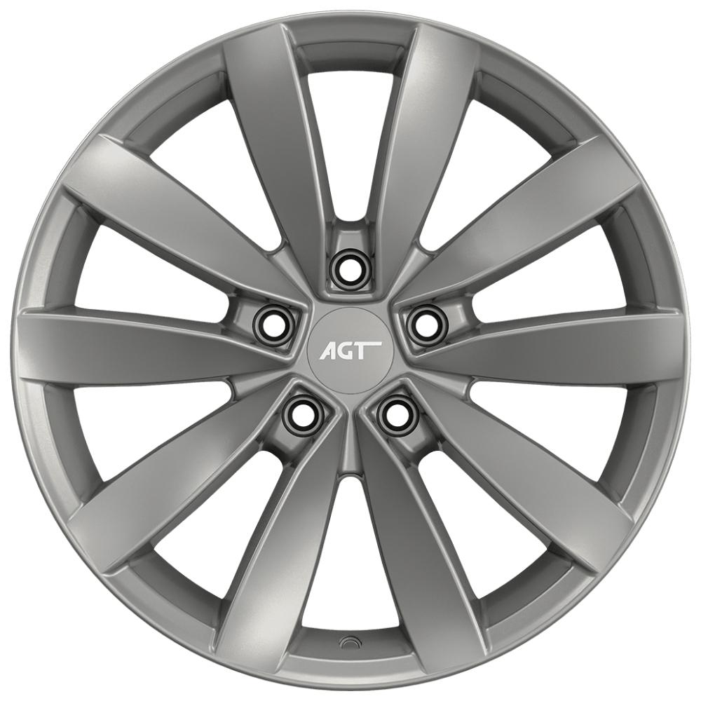 AGT Wheels 17 inç 4*100 ET35 Metalik Gri Jant Takımı (J-4607)