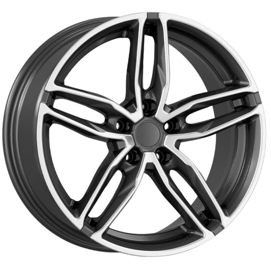 AGT Wheels 18 inç 5*112 ET35 Füme Jant Takımı (J-4663)