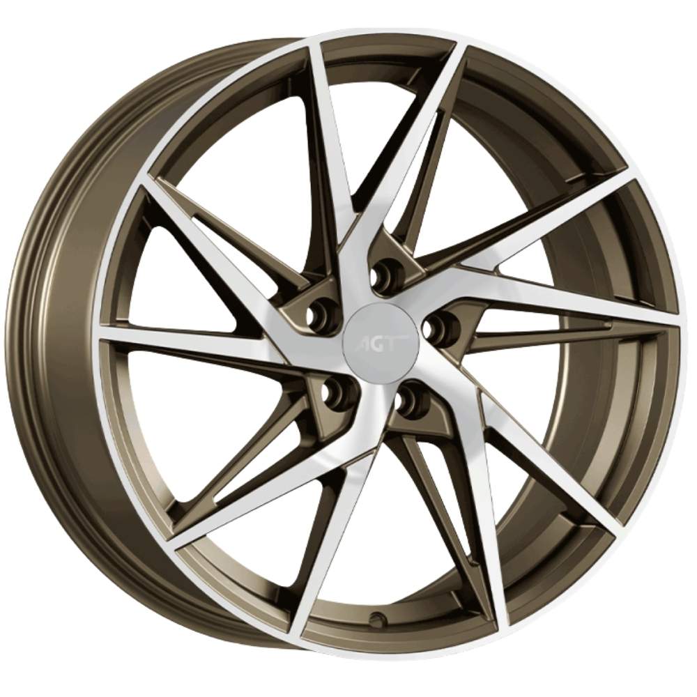 AGT Wheels 18 inç 5*105 ET35 Bronz Jant Takımı (J-4636)