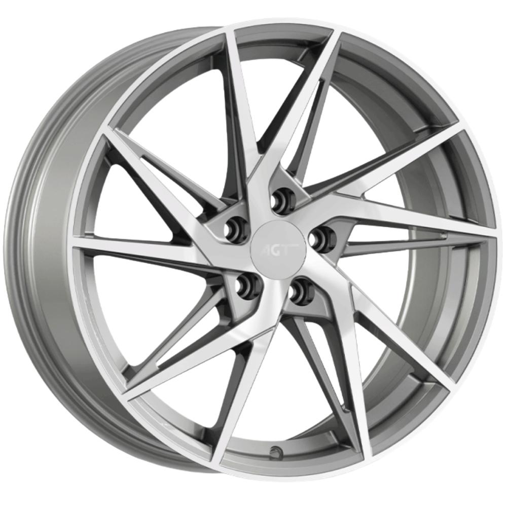 AGT Wheels 18 inç 5*110 ET35 Metalik Gri Jant Takımı (J-4645)