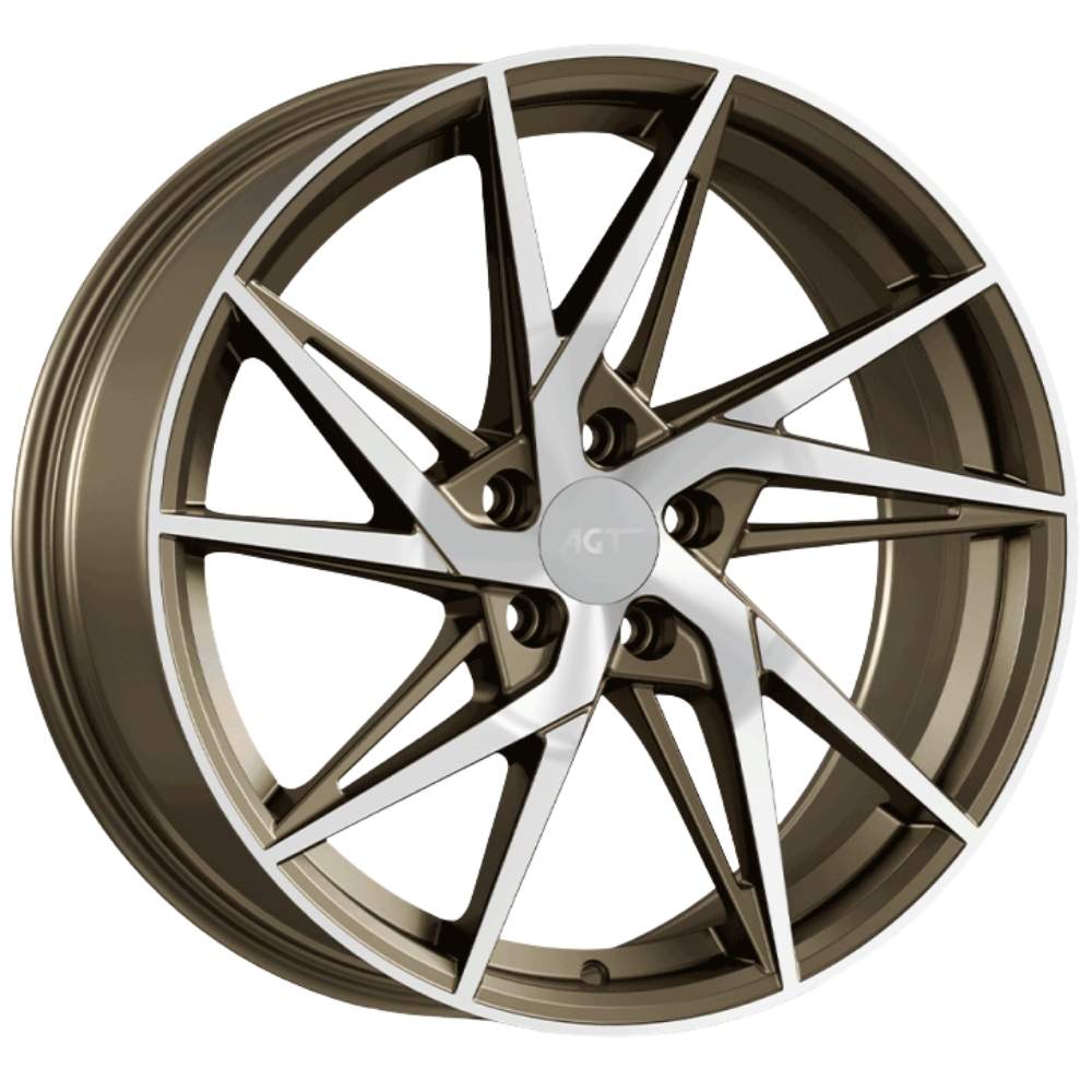 AGT Wheels 18 inç 5*114 ET35 Bronz Jant Takımı (J-4666)