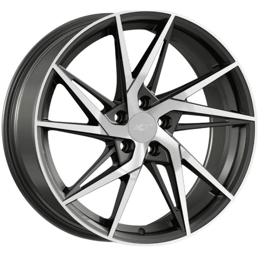 AGT Wheels 18 inç 5*112 ET35 Füme Jant Takımı (J-4652)
