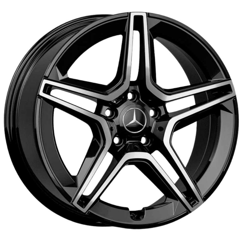 AGT Wheels 18 inç 5*112 ET49 Parlak Siyah Jant Takımı (J-4659)