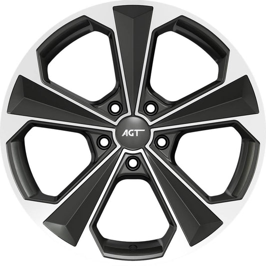 AGT Wheels 19 inç 5*108 ET35 Füme Jant Takımı (J-4691)