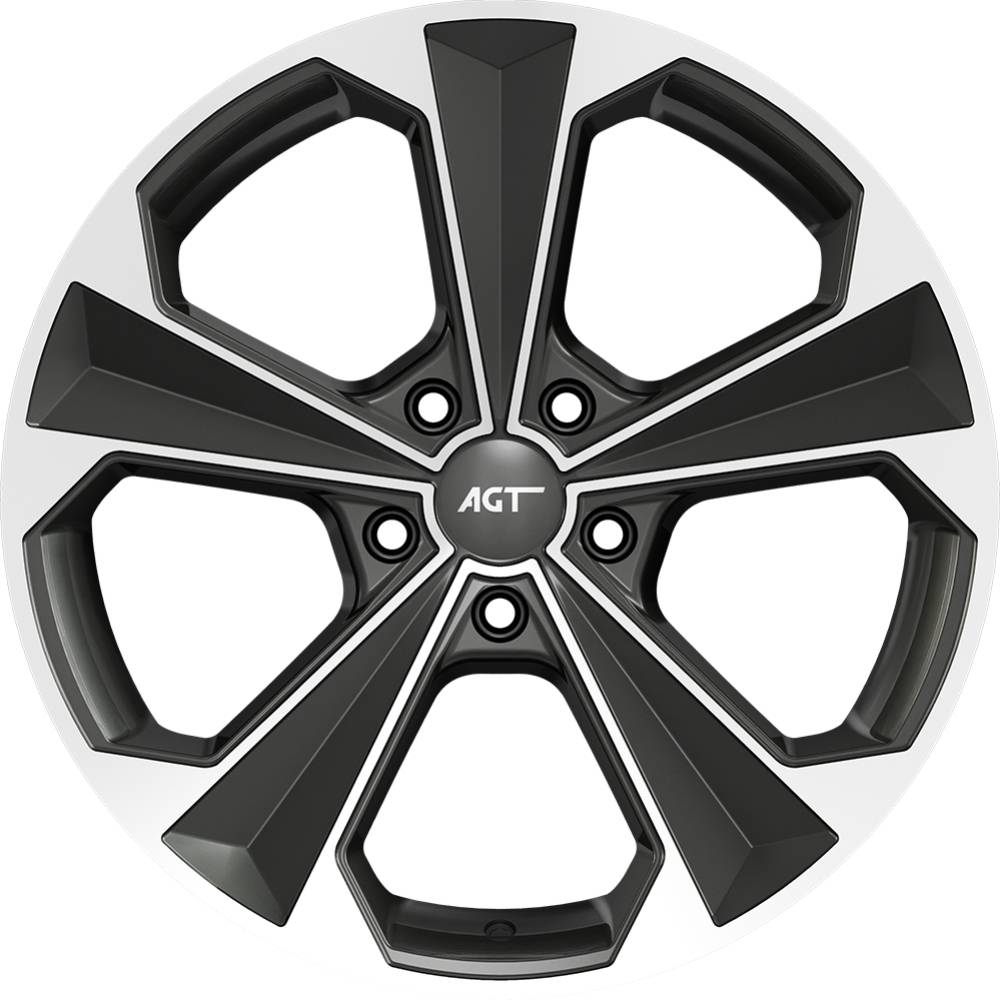 AGT Wheels 19 inç 5*108 ET35 Füme Jant Takımı (J-4691)