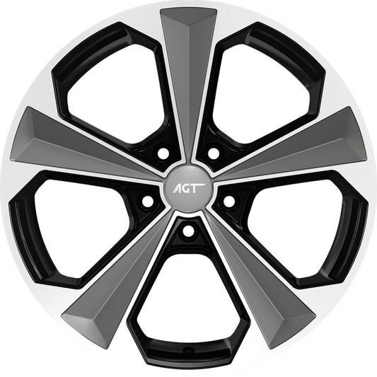 AGT Wheels 19 inç 5*112 ET38 Gri-Siyah Jant Takımı (J-4694)