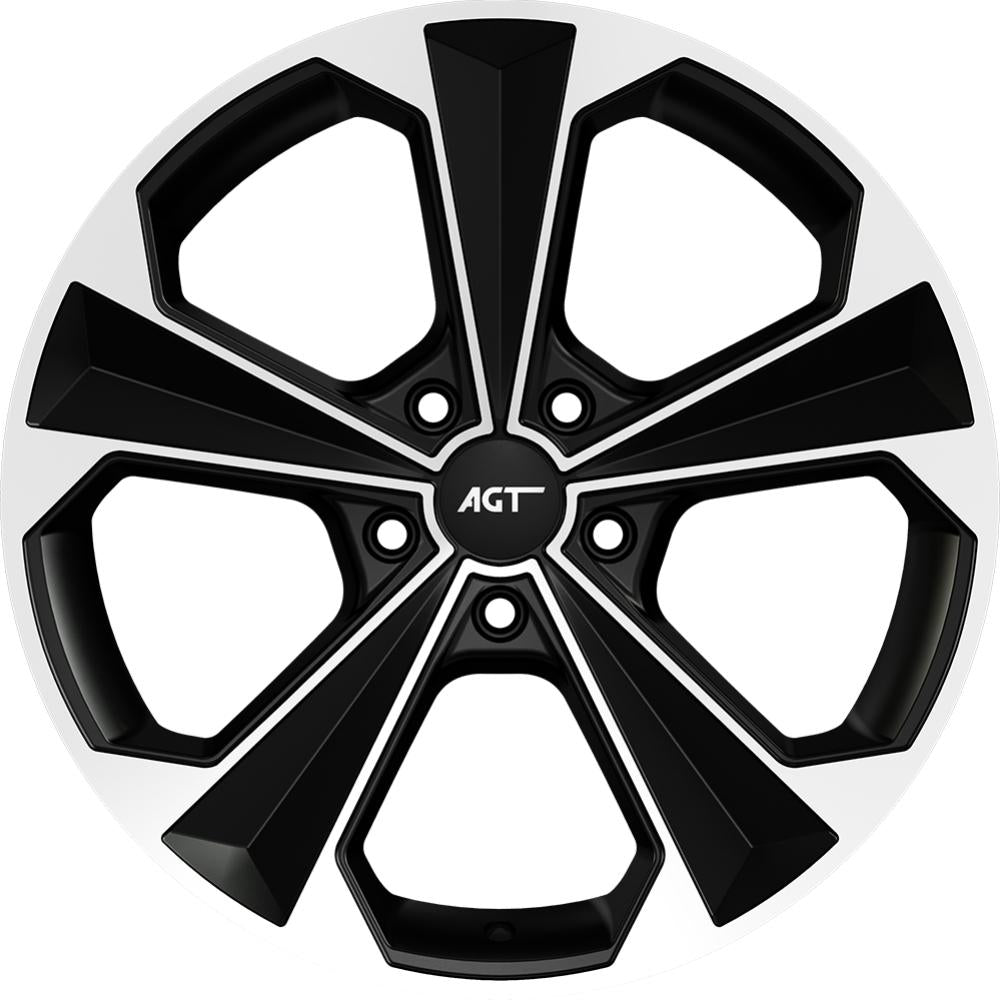 AGT Wheels 19 inç 5*114 ET38 Mat Siyah Jant Takımı (J-4707)