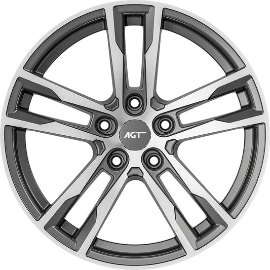 AGT Wheels 19 inç 5*112 ET35 Metalik Gri Jant Takımı (J-4695)