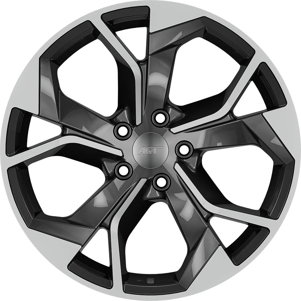 AGT Wheels 19 inç 5*112 ET35 Füme Jant Takımı (J-4697)