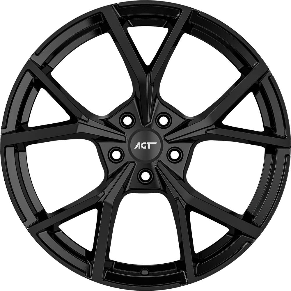 AGT Wheels 19 inç 5*112 ET48 Parlak Siyah Jant Takımı (J-4683)