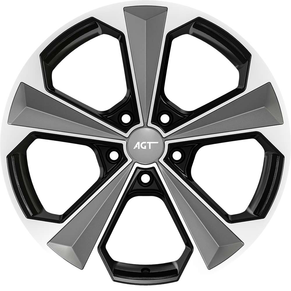 AGT Wheels 20 inç 5*112 ET38 Gri-Siyah Jant Takımı (J-4715)