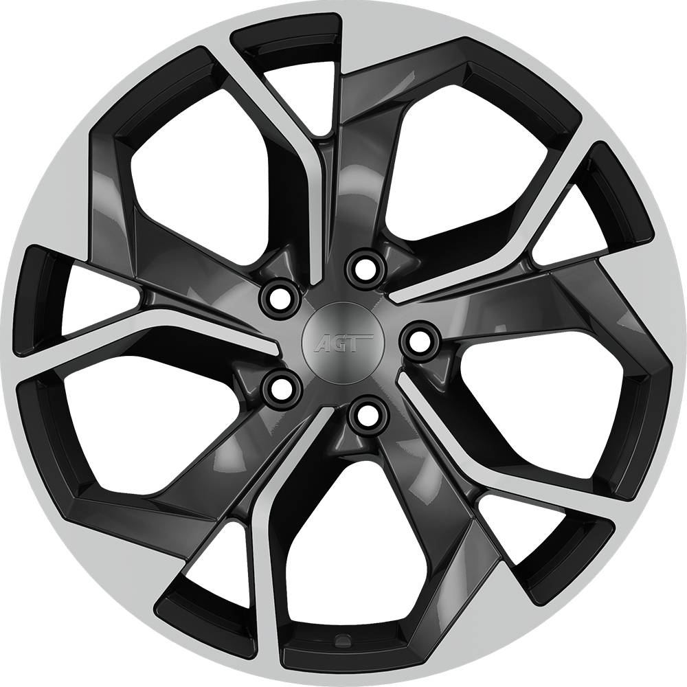AGT Wheels 20 inç 5*114 ET38 Gri-Siyah Jant Takımı (J-4721)