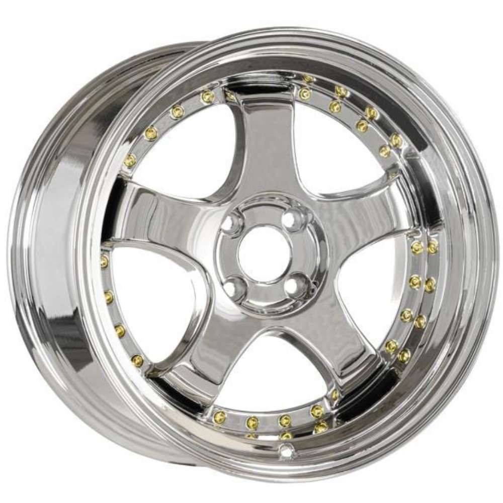 AGT Wheels 16 inç 4*100 ET15 Gold Jant Takımı (J-4709)