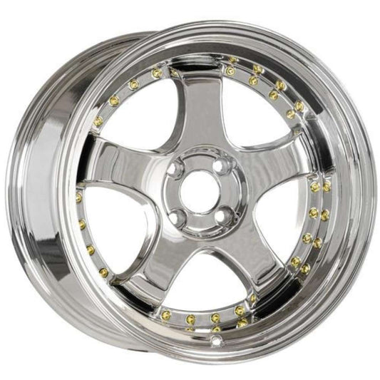 AGT Wheels 16 inç 4*100 ET15 Gold Jant Takımı (J-4709)