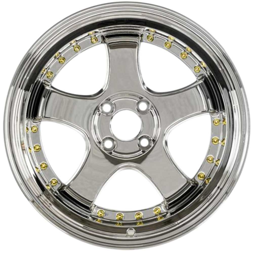 AGT Wheels 15 inç 5*100 ET35 Gold Jant Takımı (J-4564)