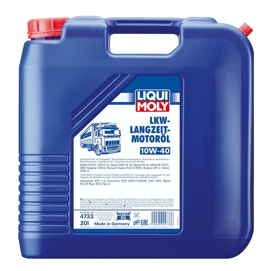 Liqui Moly Truck Long-life 10W40 Motor Yağı (20 Litre) - 4733 - KolayOto