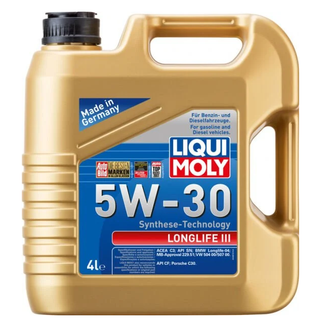 Liqui Moly Longlife III 5W30 Motor Yağı (4 Litre) - 20821 - KolayOto