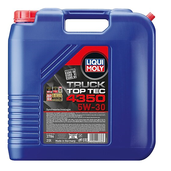 Liqui Moly TopTec Truck 4350 5W30 Motor Yağı (20 Litre) - 3786 - KolayOto