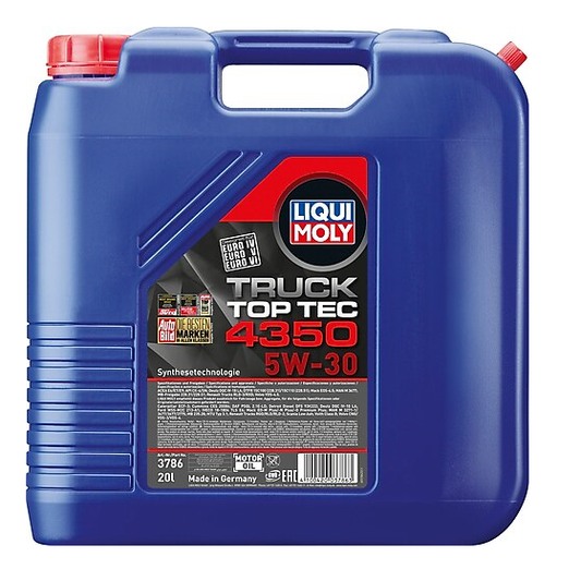 Liqui Moly TopTec Truck 4350 5W30 Motor Yağı (20 Litre) - 3786 - KolayOto