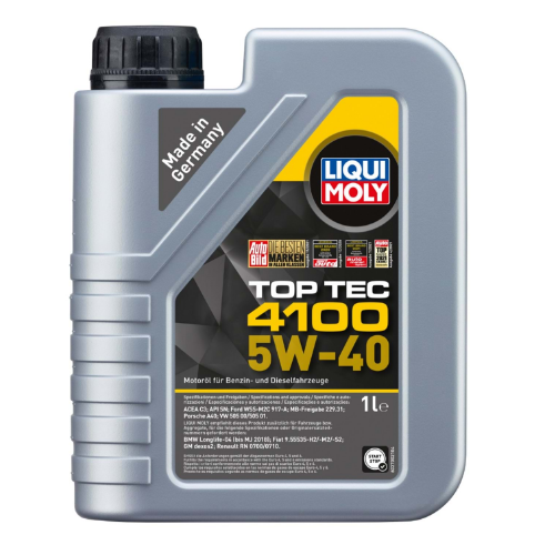 Liqui Moly Top Tec 4100 5W40 Motor Yağı (1 Litre) - 9510 - KolayOto