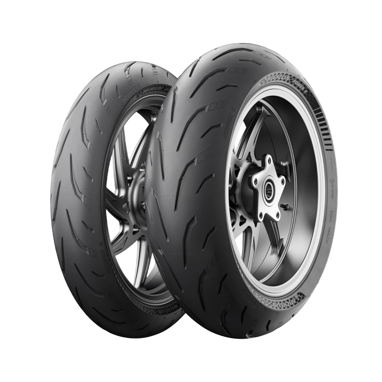 Michelin Power 6 120/70-17 ve 190/50-17 Motosiklet Ön-Arka Takım Lastiği - KolayOto
