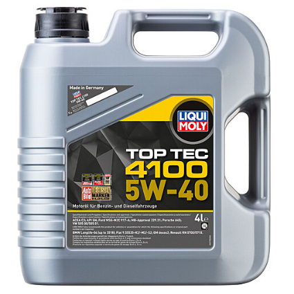 Liqui Moly Top Tec 4100 5W40 Tam Sentetik Motor Yağı (4 Litre) - 2195 - KolayOto