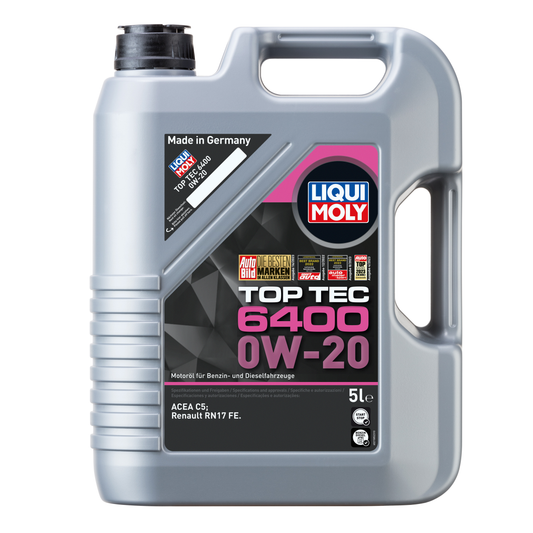 Liqui Moly TopTec 6400 0W20 Motor Yağı (5 Litre) - 21585 - KolayOto