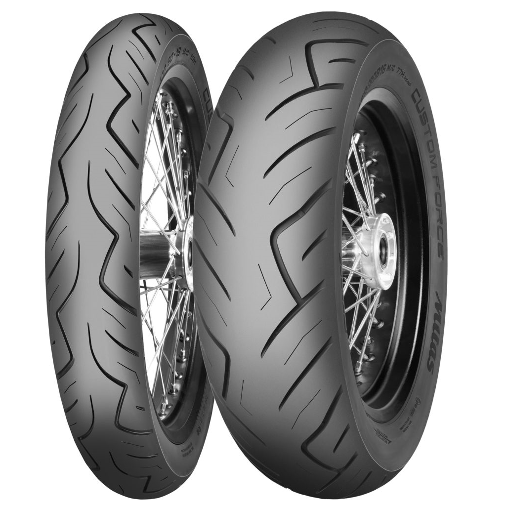 Mitas Custom Force 150/80-16 ve 170/80-15 Motosiklet Ön-Arka Takım Lastiği - KolayOto