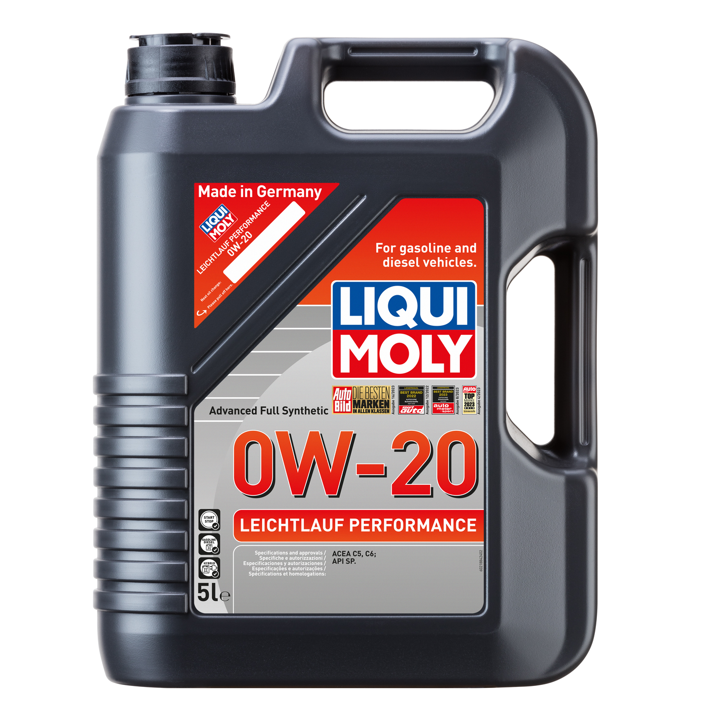 Liqui Moly Leichtlauf Performance 0W-20 Motor Yağı (5 Litre) - 21884 - KolayOto