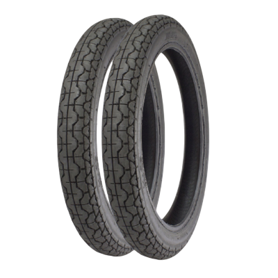 Mitas H06 3.25-16 ve 3.50-16 Tube Type Motosiklet Ön-Arka Takım Lastiği - KolayOto