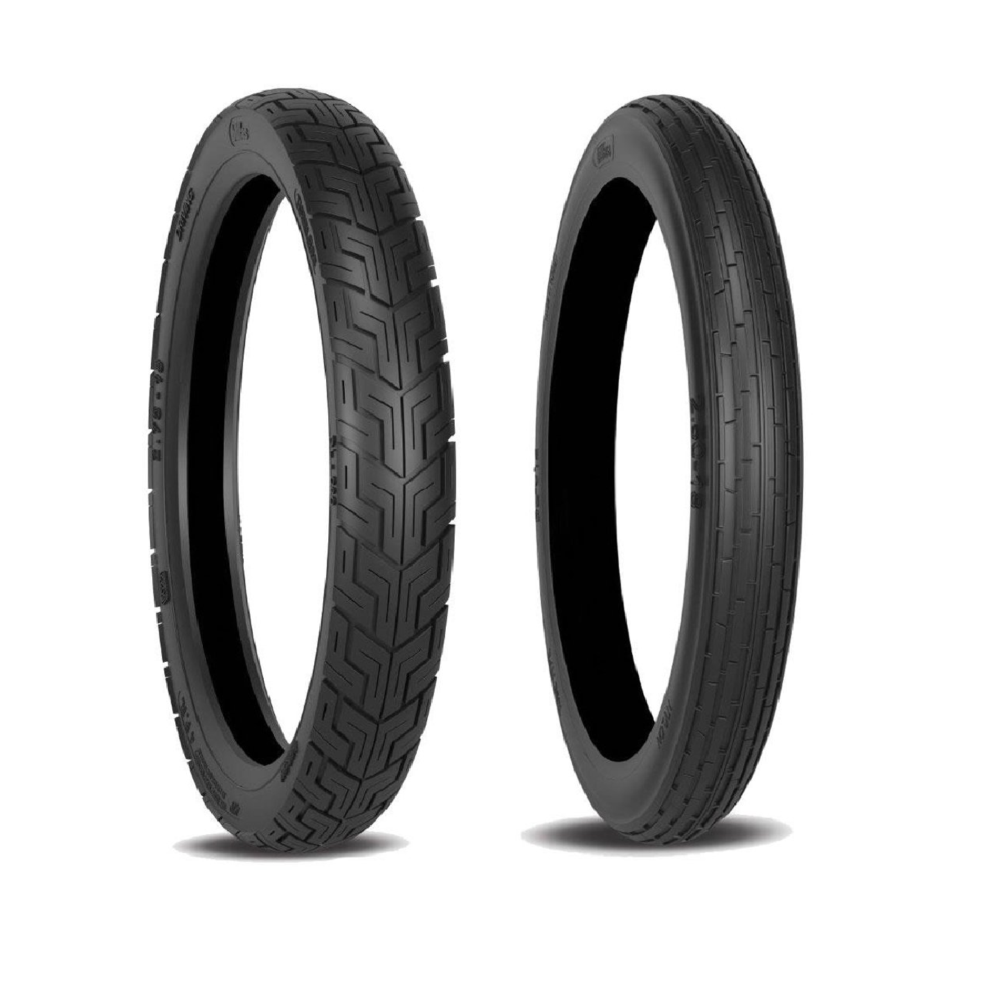Billas BL 080 2.50-17 ve 2.75-17 4PR TL Motosiklet Takım Lastiği - KolayOto