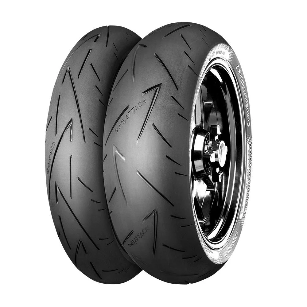 Continental ContiSportAttack 2 Benelli TNT 600 120/70ZR17 ve 180/55ZR17 Motosiklet Ön-Arka Takım Lastiği - KolayOto