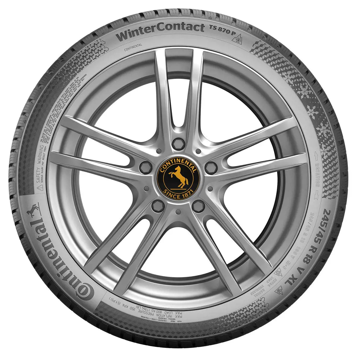 Continental WinterContact TS 870P 235/45R20 100V XL FR CS - KolayOto