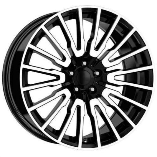 DY 20 inç 5*120 ET38 Parlak Siyah Jant Takımı (J-5178)